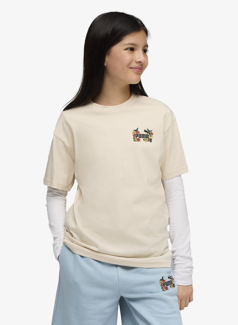 PUMA Youth Mid90S Relaxed Graphic T-Shirt - Image 1